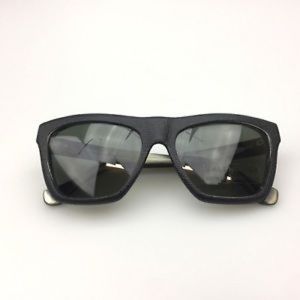 Balenciaga Black Leather Women’s Sunglasses